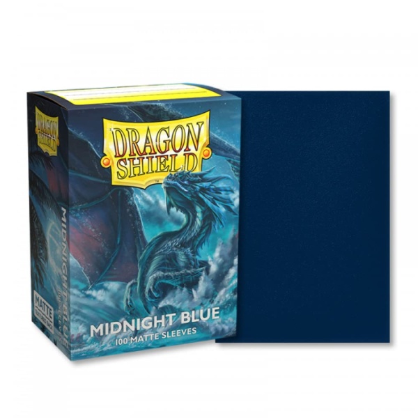 Sleeves Matte Midnight Blue - Standard - Dragon Shield