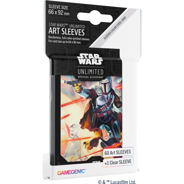 Star Wars Unlimited - Art Sleeves - Mandalorian - Gamegenic